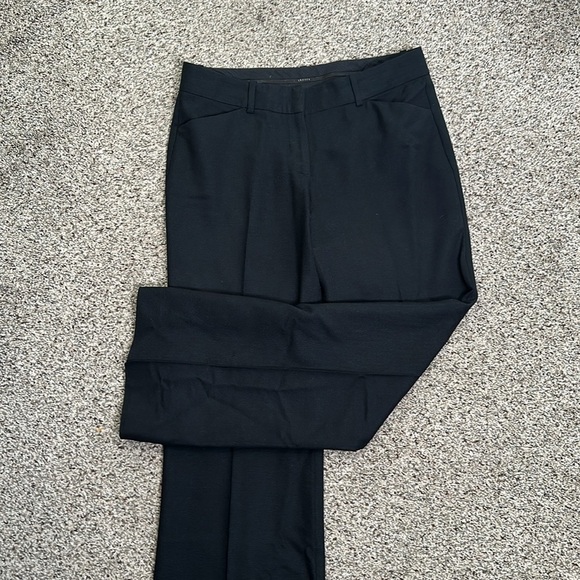Theory black wool blend pants size 4 office career - Picture 5 of 9
